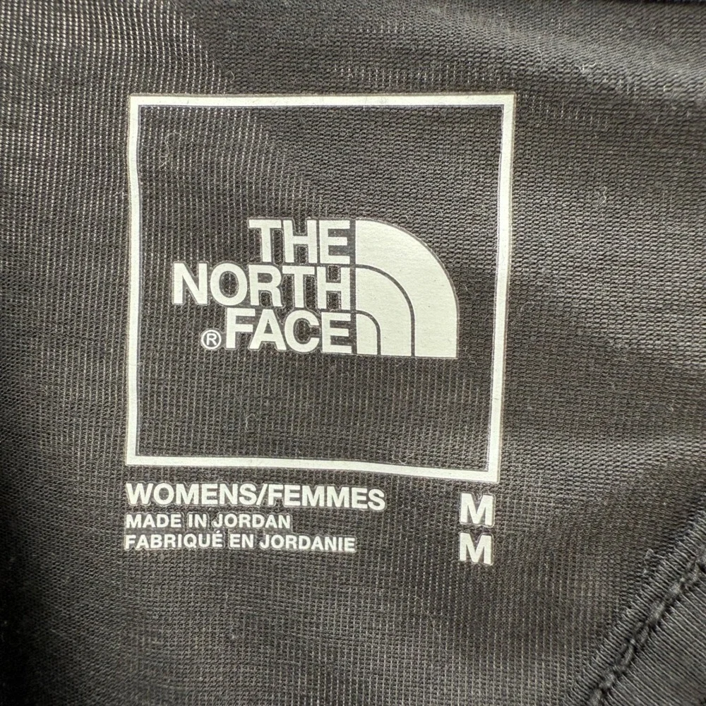 The North Face‎ Womens Black Short Sleeve Athletic Top Key Hole Back Size M - Picture 4 of 6